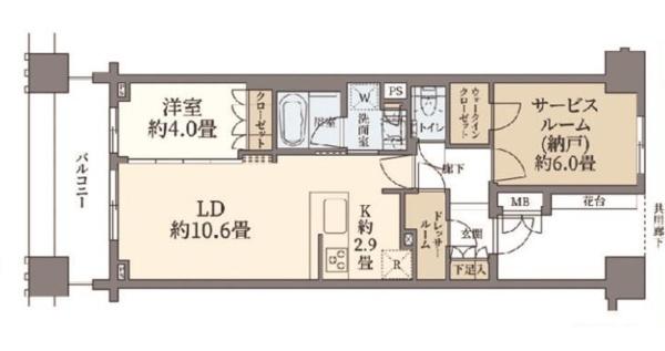 マジェスティハウス新宿御苑パークナード(間取り)