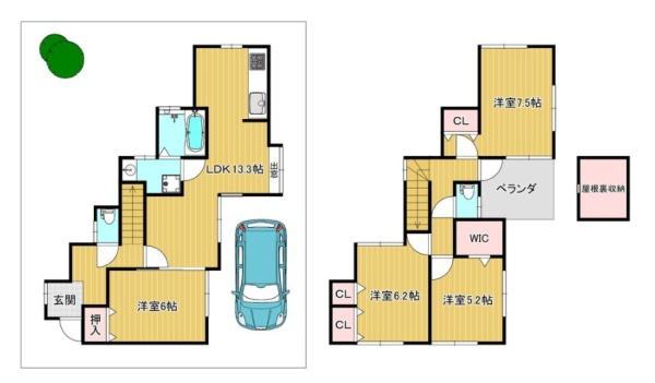 足立区本木１丁目　中古一戸建て