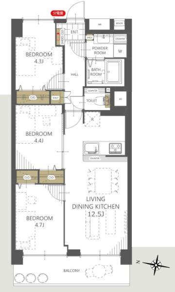 日商岩井竹の塚マンション