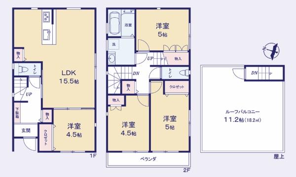 足立区六木３丁目の中古一戸建て