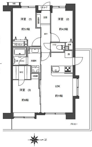 ダイアパレス北綾瀬Ⅲ
