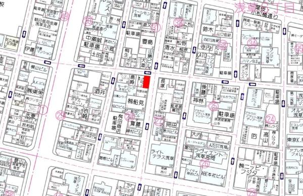 台東区浅草６丁目　売土地