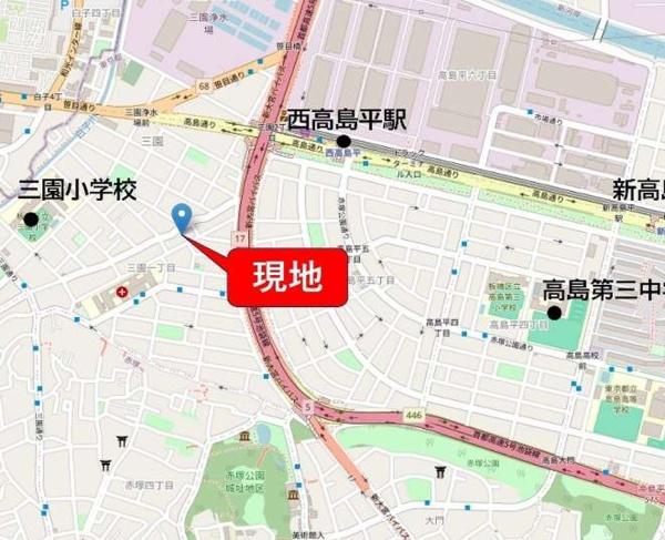 板橋区三園１丁目の土地