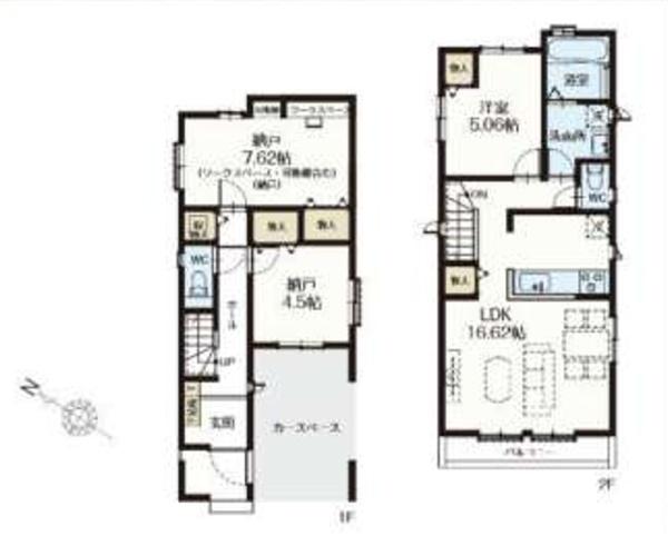 江戸川区江戸川４丁目　新築一戸建て　Ｂ号棟