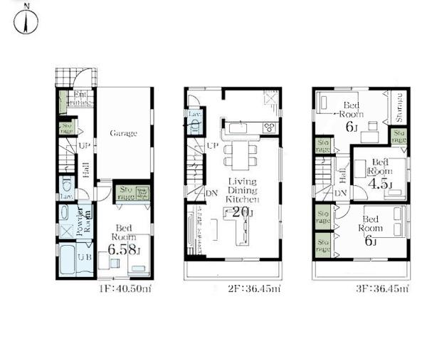 江戸川区篠崎町３丁目　新築一戸建て　４号棟