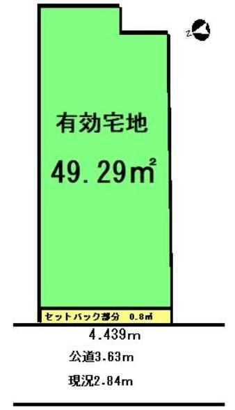 足立区柳原１丁目の土地