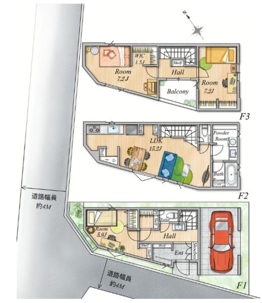 墨田区八広４丁目の中古一戸建て