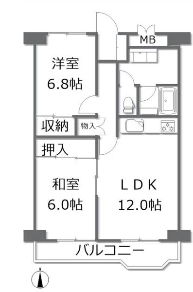 ボナハイツ中川１号棟