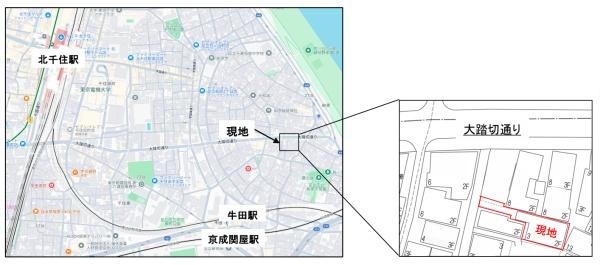 足立区柳原１丁目　売土地