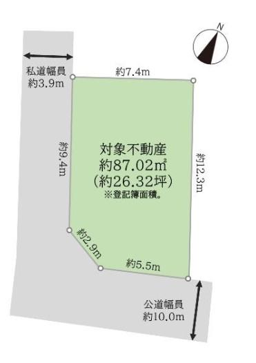 江戸川区上篠崎３丁目　売土地