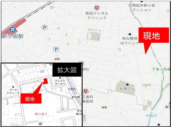 葛飾区新小岩３丁目　売土地