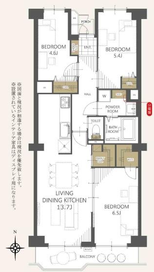 ボナハイツ中川3号棟