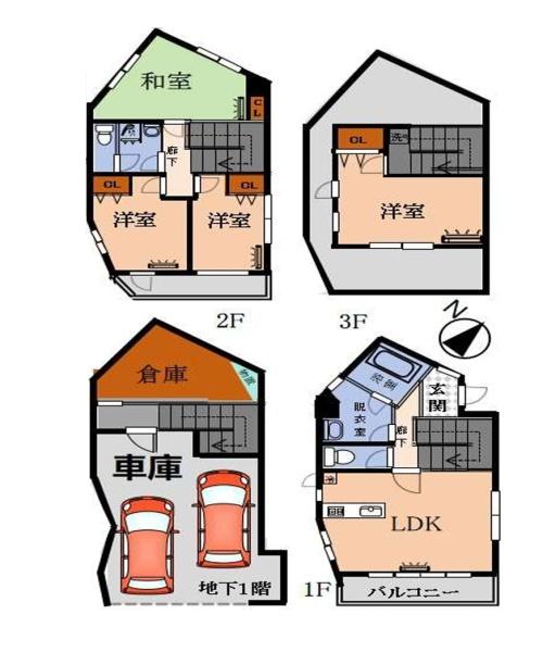 北区西ケ原４丁目の中古一戸建て