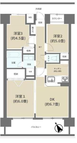 コスモお花茶屋参番館