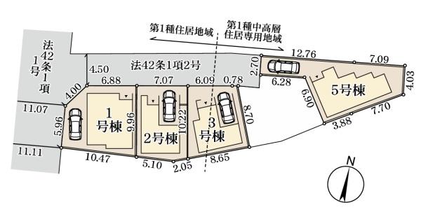 江戸川区篠崎町３丁目　新築一戸建て　１号棟
