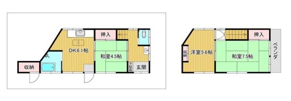 墨田区八広５丁目の中古一戸建て