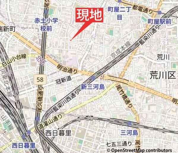 荒川区東尾久１丁目　新築一戸建て