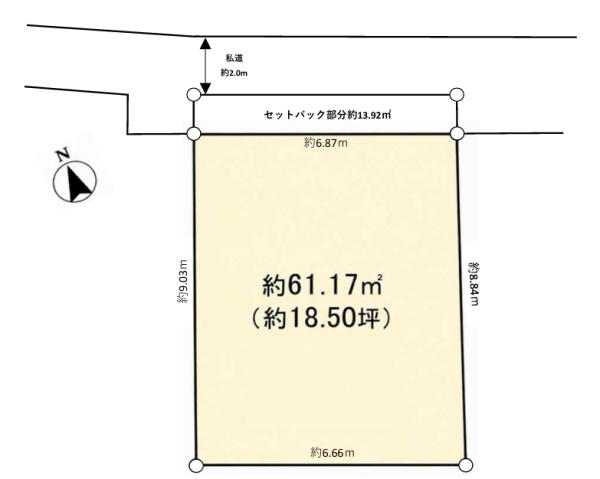 北区堀船３丁目の土地