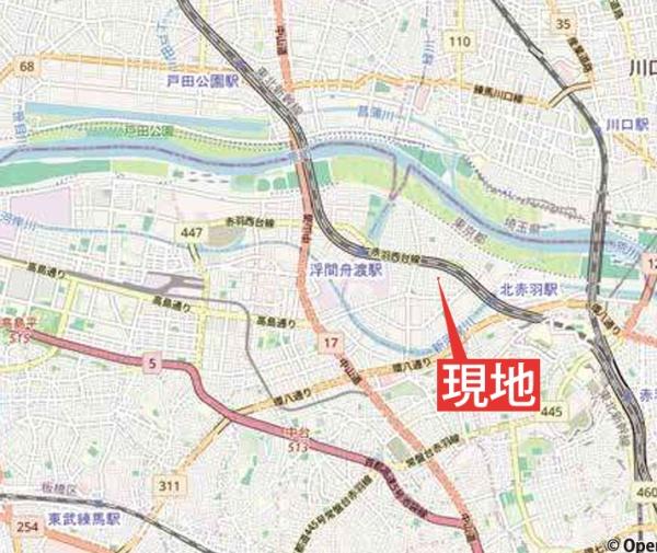 北区浮間３丁目　新築一戸建て　２号棟