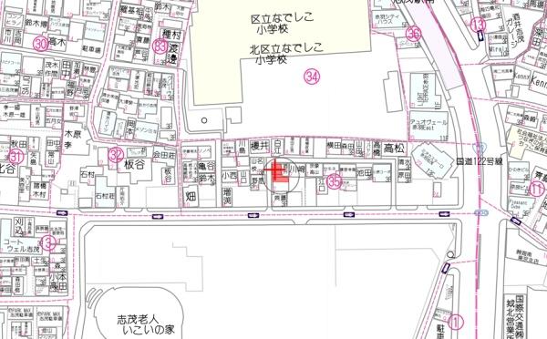 北区志茂１丁目の土地