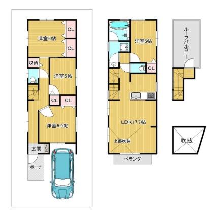 足立区入谷４丁目の中古一戸建て