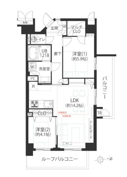 メゾンエクレーレ新宿西戸山