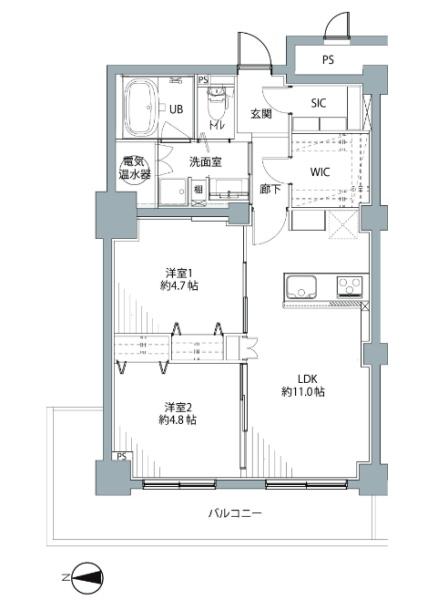 清新中央ハイツ１－６号棟