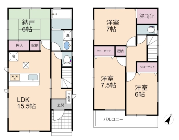 八潮市鶴ケ曽根　中古一戸建て