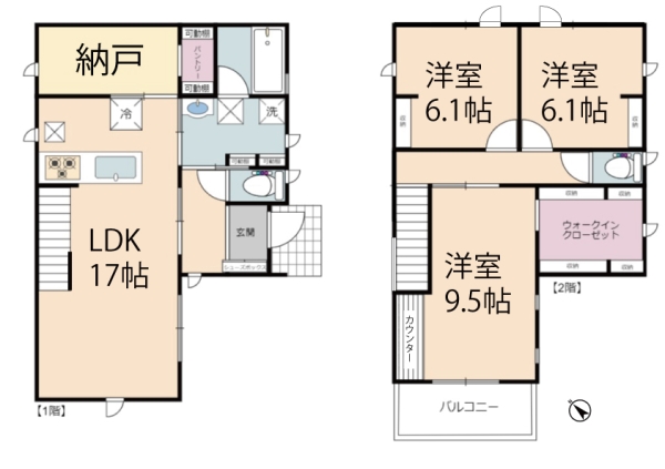 草加市手代3丁目　新築一戸建て　2号棟