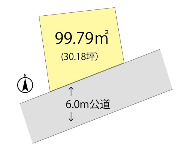 草加市稲荷3丁目　売地