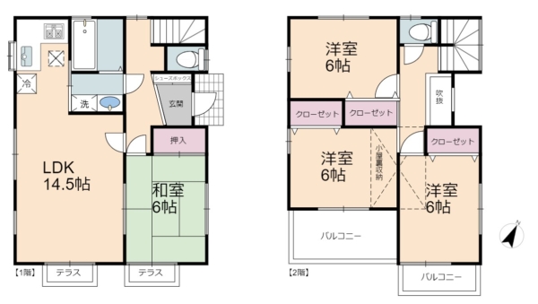 草加市長栄1丁目　中古一戸建て