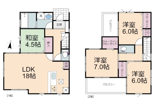 草加市稲荷６丁目　中古一戸建て