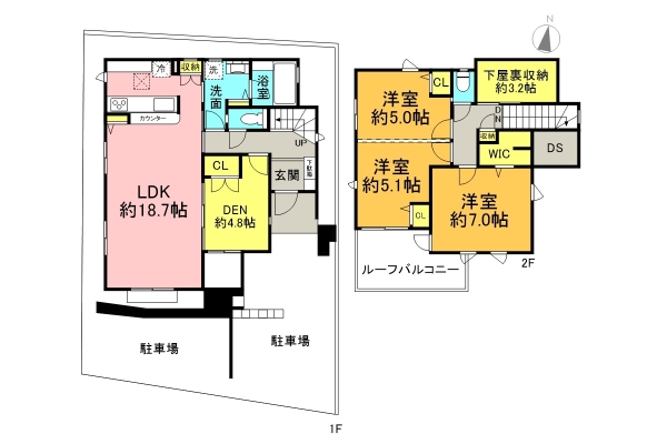 草加市手代3丁目　中古一戸建て