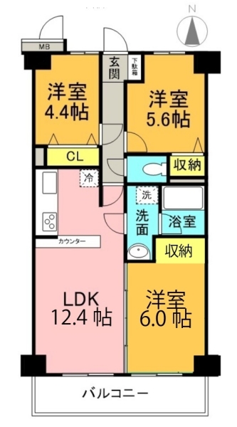 モナーク谷塚