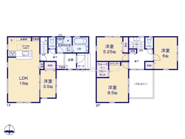 八潮市伊草1丁目　新築一戸建て　6期