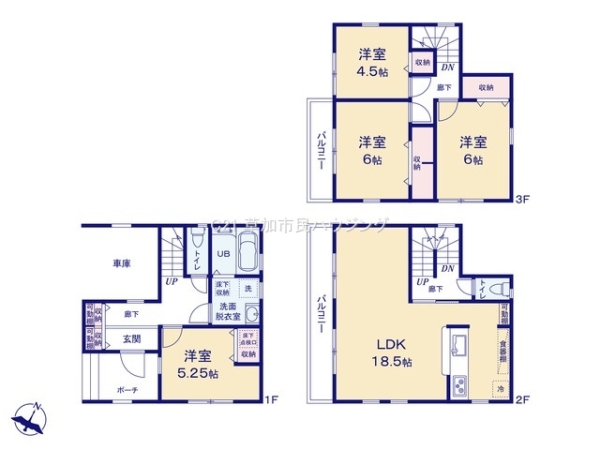 八潮市南後谷　新築一戸建て　4期
