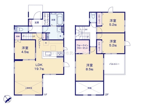 草加市手代３丁目　新築一戸建て　2期2号棟
