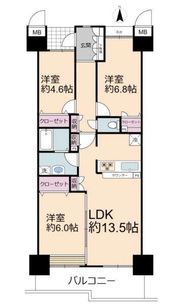 クレール草加二番館