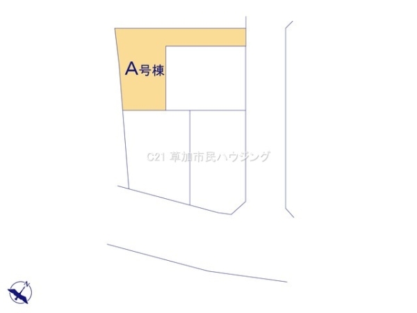 八潮市上馬場　新築一戸建て　A号棟