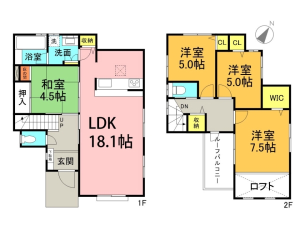 草加市手代３丁目の中古一戸建て