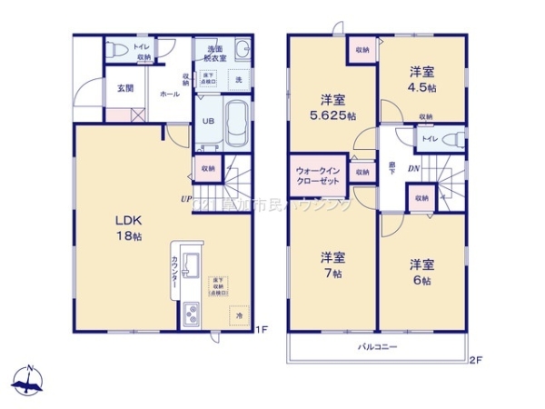 草加市稲荷3丁目　新築一戸建て