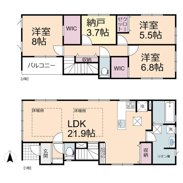 草加市氷川町　新築一戸建て　12期