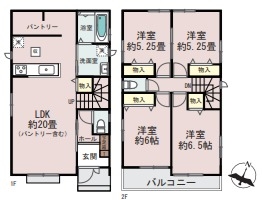 草加市青柳7丁目　新築一戸建て　3期C号棟