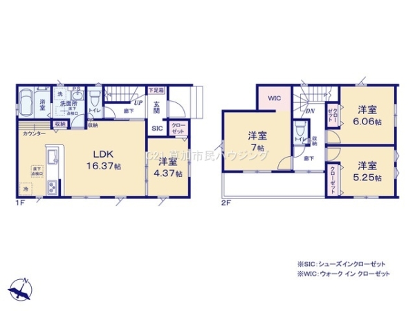 草加市青柳8丁目　新築一戸建て　22期