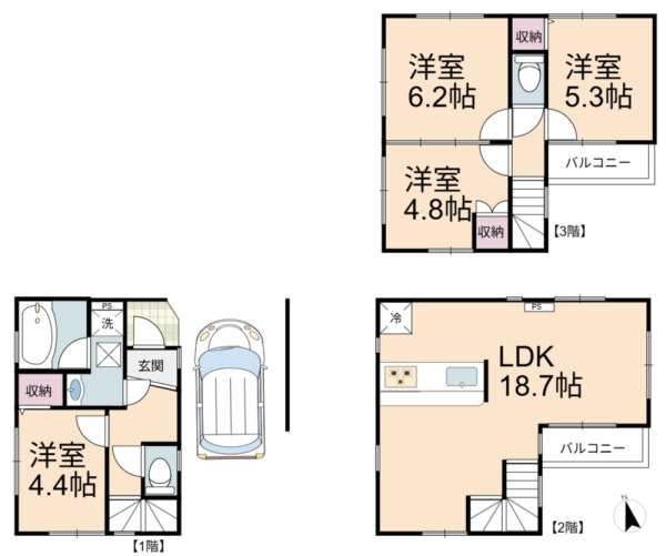 江東区冬木　中古一戸建て