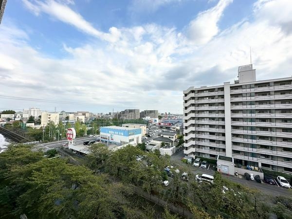 草加松原ハイツ A棟(現地からの眺望)