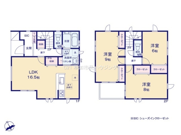 草加市新栄1丁目　新築一戸建て　6期