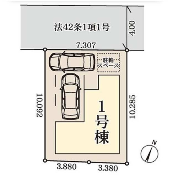 草加市旭町5丁目　新築一戸建て　3期