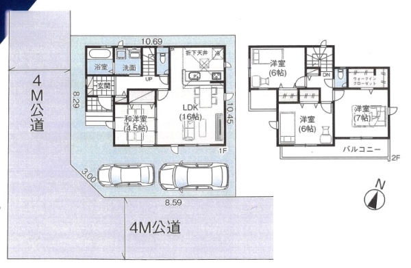 草加市遊馬町　新築一戸建て　11期