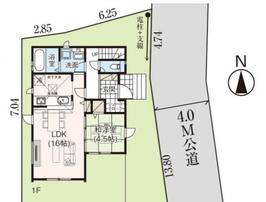 草加市北谷3丁目　新築一戸建て　12期